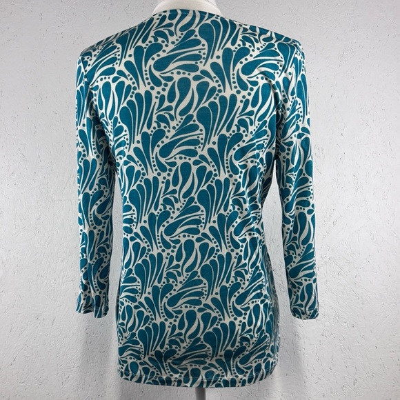 Winter Silks Top Womens Size M 60% Silk 40% Modal High Waisted 3/4 Sleeves Soft! - Picture 3 of 11